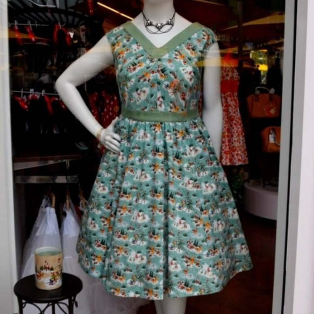 Disney Dress Shop Woodland Christmas Dress Large